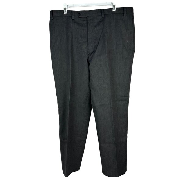 Calvin Klein Mens Wool Dress Pants 38R Gray Dry Clean Only - Picture 1 of 5